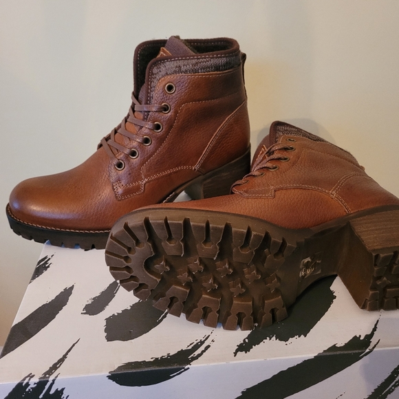 Madison black & Cognac booties price for each - Picture 4 of 4